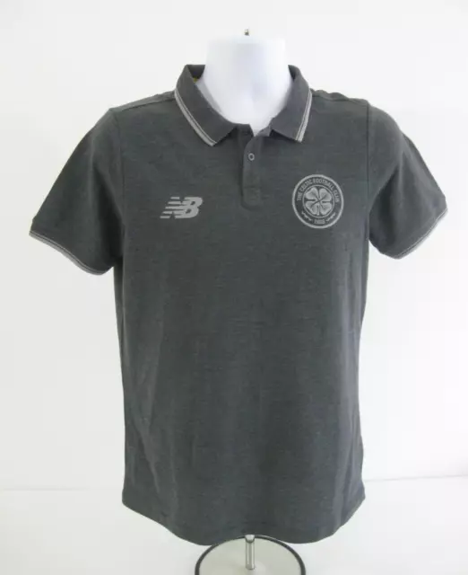 Celtic FC New Balance Football Polo Shirt Mens Small