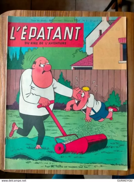 l'épatant les pieds nickelés n° 8 du 20/04/1967 LOUIS FORTON pierre LACROIX MAT