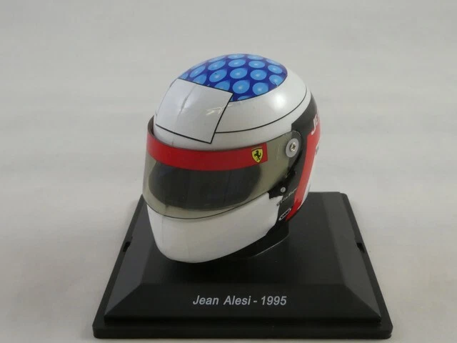 Casque F1 Minichamps 1/8 – Jean Alesi Ferrari 1995, Collection Boîtier