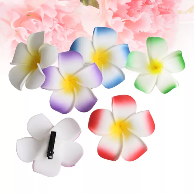 12 Pcs Eye Patches for Adults Hawaiian Flowers Hair Accessories Hairpin