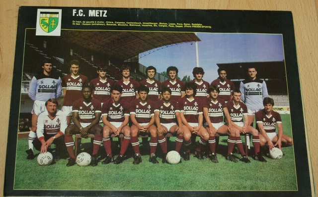 Poster Équipe TFC Toulouse Saison 1983/84 - Page Originale