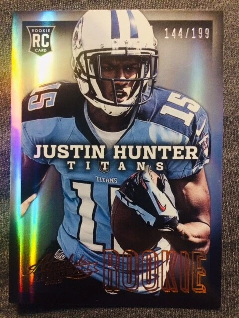 2013 Panini Absolute #148 Justin Hunter Rookie RC Card /199 Rare