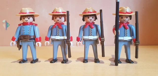Playmobil western sudiste 7 ème régiment infanterie Virginie
