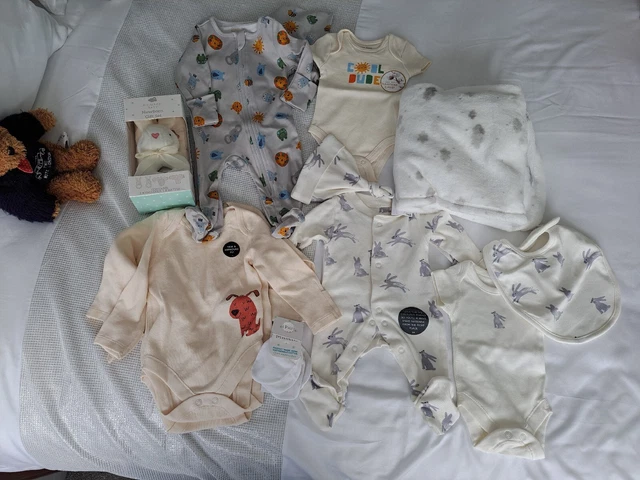 All Brand New Baby Clothes Bundle 0 To 3 Months
