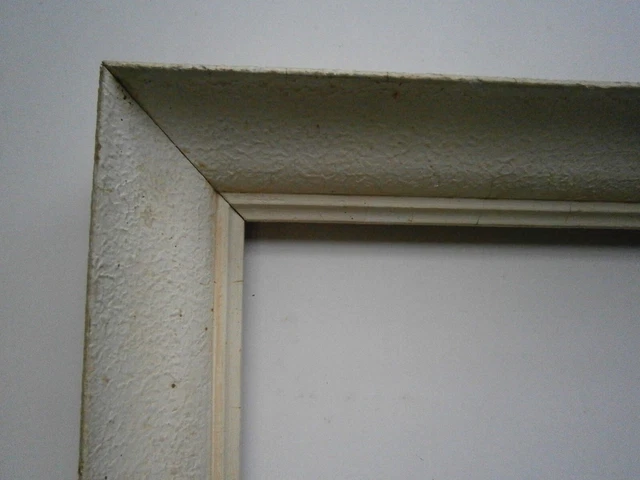 ANCIEN CADRE BOIS Chene Et Stuc Dore Feuillure De 45 X 35 Frame French