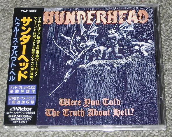 Thunderhead 3 - Were You Told The Truth About Hell - Used cd - L7196A