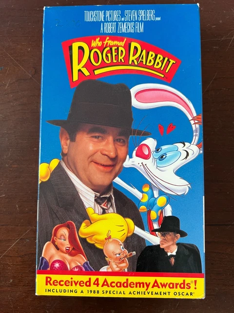 WHO FRAMED ROGER Rabbit VHS 1987 Spielberg/Zemekis comedy Touchstone ...