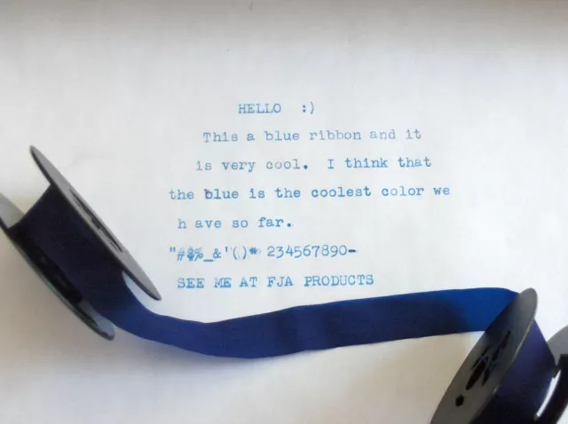 Olympia Traveller C Blue Ink Typewriter Ribbon + Free Shipping
