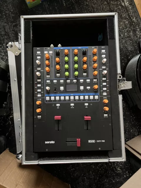 Rane Sixty Two 62 DJ Mixer + Case + Accessories