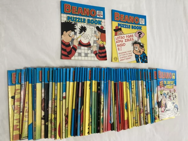 Beano Comic Library  job lot 59 issues incl. #1 #3 from 1987 Vintage