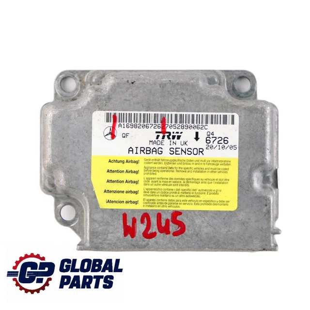MERCEDESBENZ W245 ECU Control Unit Sensor Module Airbag A1698206726