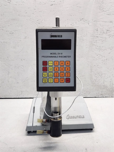 Brookfield Dv-Iii Ldvd-Iii Programmable Rheometer Probe As-Is/For Parts