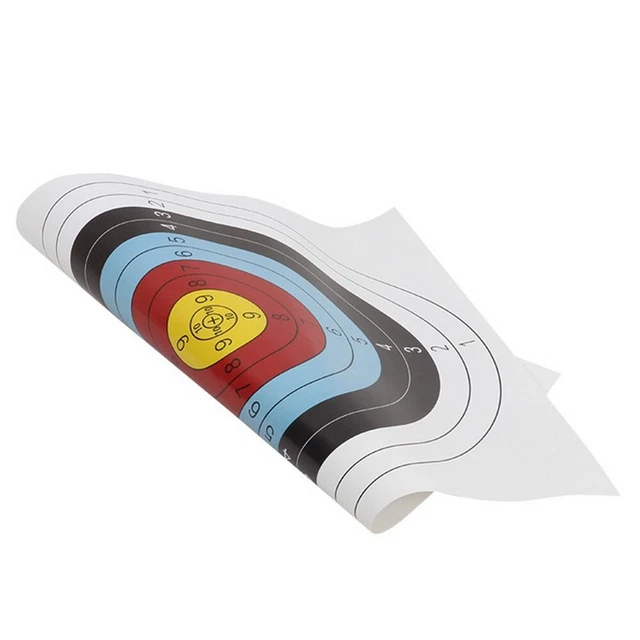 Cibles De Tir Papier Stasia - 40 Feuilles - 24x17" - Assorties - Neuf