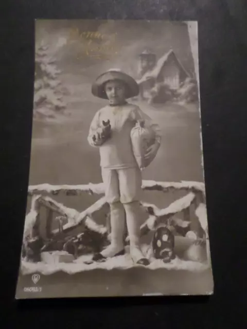 Carte Postale Ancienne France Cpa Bonne Annee Enfant Old Card