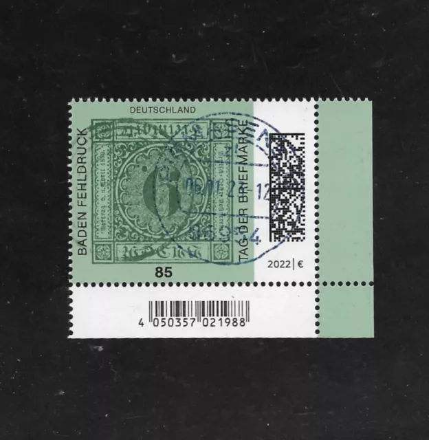 Briefmarke BRD / Bund 2022 Michel-Nr. 3719 wie aus Block 90 gestempelt
