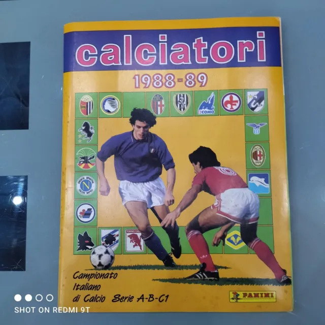 Album Calciatori Panini 1988-89 Completo -30 Figurine + Poster Centrale Stick St