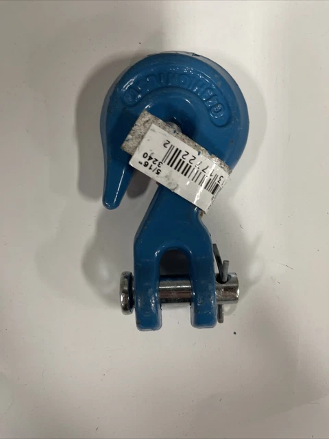 [QTY 5!] National Hardware N177-220 Clevis Grab Hook 5/16" Blue Forged Steel