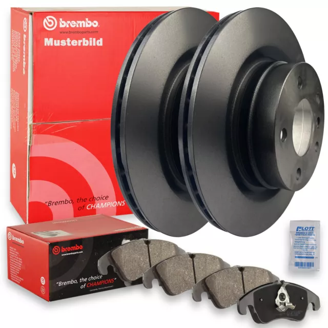 2x Brembo Bremsscheiben Ø300mm + Beläge Hinten passend für BMW 1 3 (E81 E90 E91)