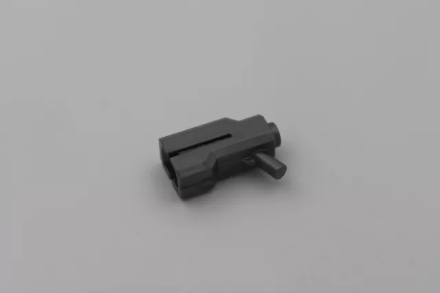 Lego Minifig 2x Waffe Pistole weapon gun Bazooka 69767 silber flat silver