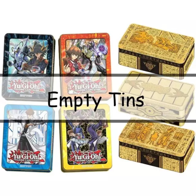 EMPTY YuGiOh Card Storage Tins | Choose Design Empty Collectors Tin Yu-Gi-Oh TCG