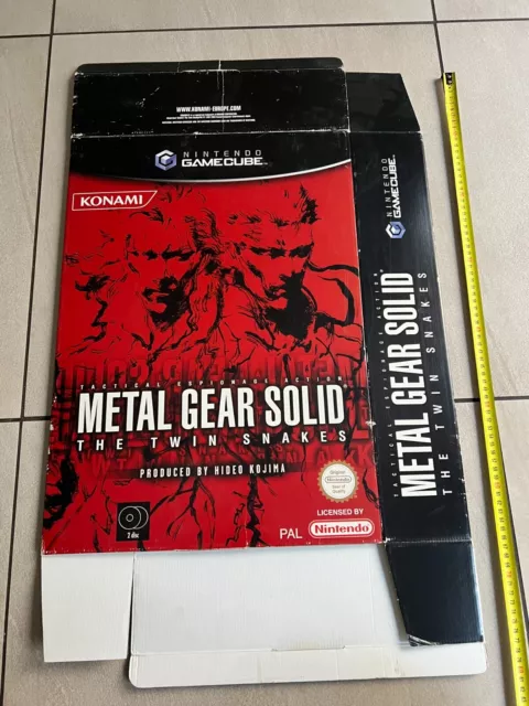 Metal gear Solid twin snakes - PLV Display Big Box Promo Nintendo Gamecube Game