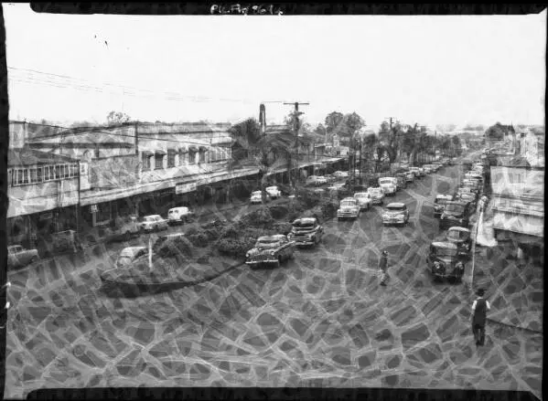 Queensland Main street, Atherton, North Queensland - Old Photo