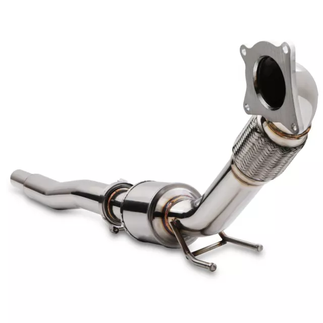 Stainless 200Cpi Sports Cat Exhaust Downpipe For Vw Scirocco 2.0 Turbo Tsi 05-12