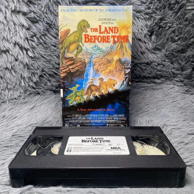 THE LAND BEFORE Time VHS 1989 MCA Universal Home Video Classic Animated Movie 13.72 PicClick CA