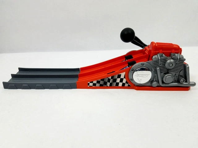 HOT WHEELS CAR Launcher Side by Side Races Aces Duel with Crank 2008