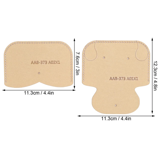 Acrylic Template Coin Purse DIY Hand‑Made Leather Pattern Wallet Mold Craft 4