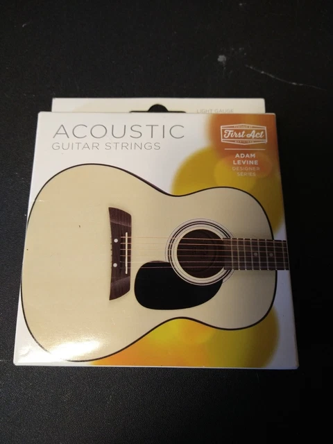 First Act Adam Levine Designer Series Acoustic Guitar Strings .012-.053 Gauge