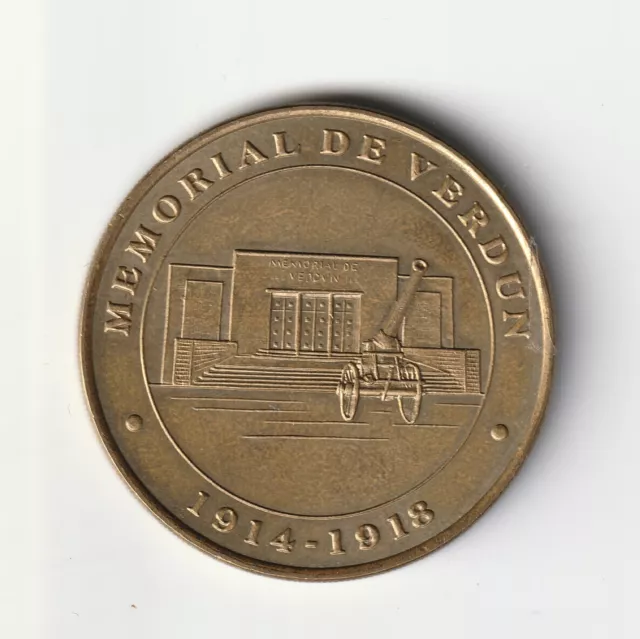 Médaille Touristique - Jeton MONNAIE DE PARIS - Mémorial de VERDUN Fleury 1999