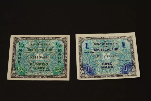 Deutschland 1 Mark + 50 Pfennig 1944 Allierte Militärbehörde