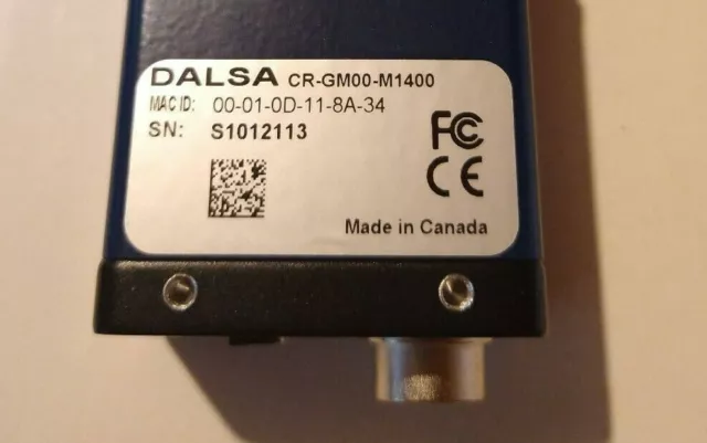 1 Used Dalsa Cr-Gm00-M1400 Genie Digital High Resolution Camera Head 2