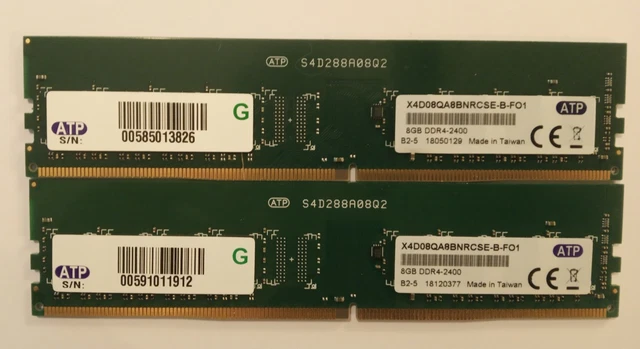 A-Tech 64GB 4x 16GB PC4-19200 Desktop DDR4 2400 MHz