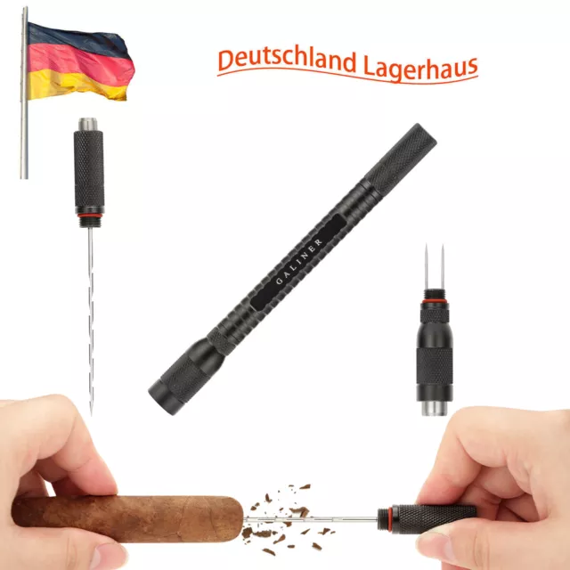Zigarrenbohrer Zigarrenpunsch Punch Zigarre Nadel Werkzeug Zubehör Geschenkbox