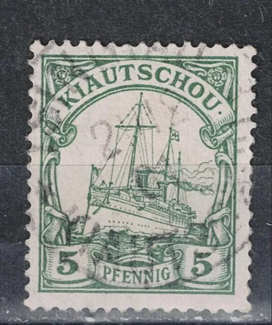 Kiauchau German Colony China classic stamp 1902 Tsingtao Rare Postmark A-2