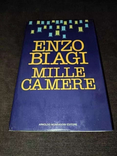 Enzo Biagi - Mille Camere AUTOGRAFO e DEDICA a Enzo Bearzot Prima ed. Mondadori