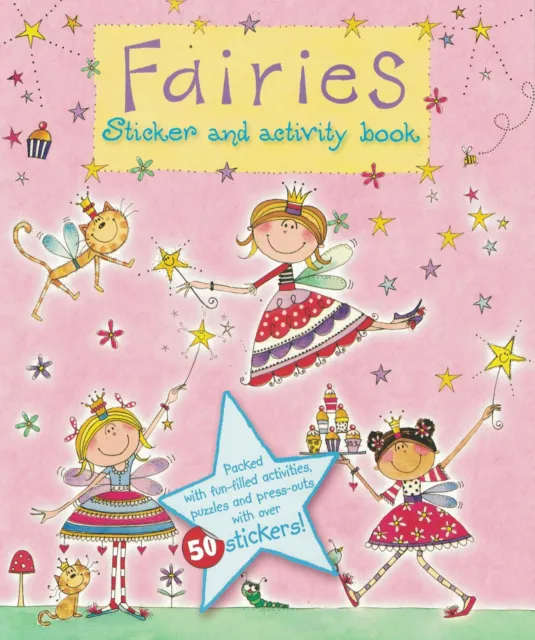 Children's Sparkly Sticker & Activity Book: Fairies: With 2 Dress-Up Dolls
