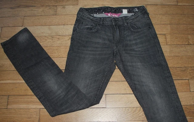 Jean Meltin'Pot Femme Taille 26/36 (W26 L34) – Bleu, Coupe Slim, Neuf Avec étiquettes