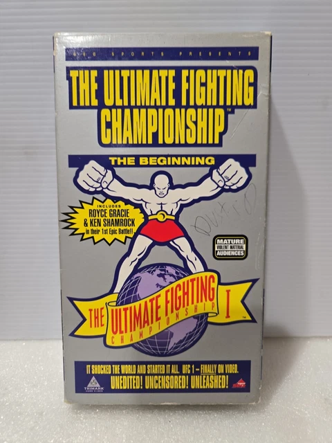 UFC 1 THE Beginning (VHS) The Ultimate Fighting Championship
