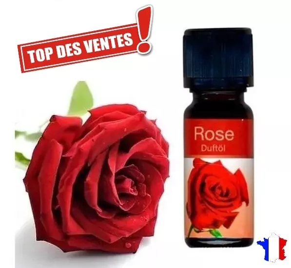 Huile Essentielle de Rose Massage Corps Cheveux Aromathérapie Phytothérapie 10ml