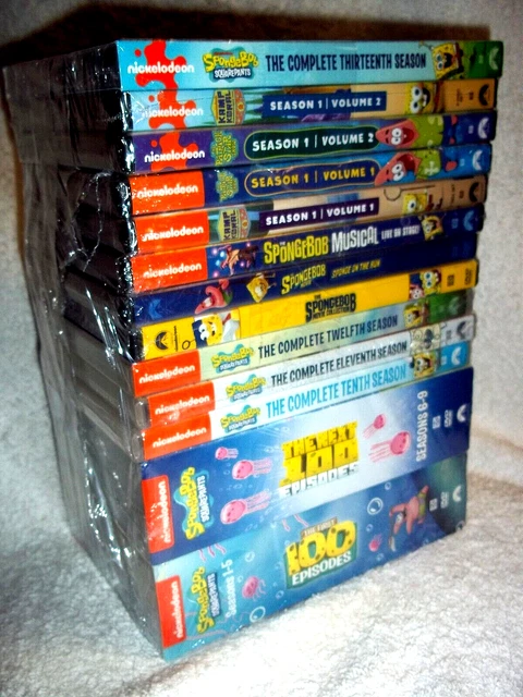 SPONGEBOB SQUAREPANTS COMPLETE Series+4 Movies+Kamp Koral+Patrick Star ...