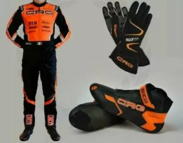 Go Kart Racing Suit CIK FIA level 2 approved kart Suit, Shoes, Gloves with gifts