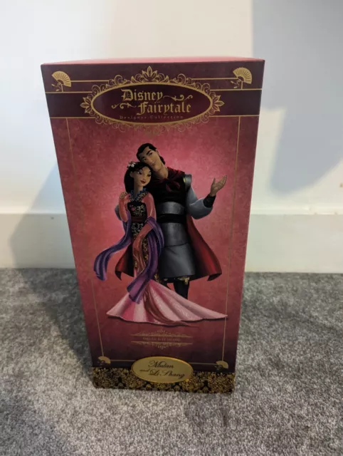 Disney Designer Fairytale Doll Mulan And Li Shang Limited Edition