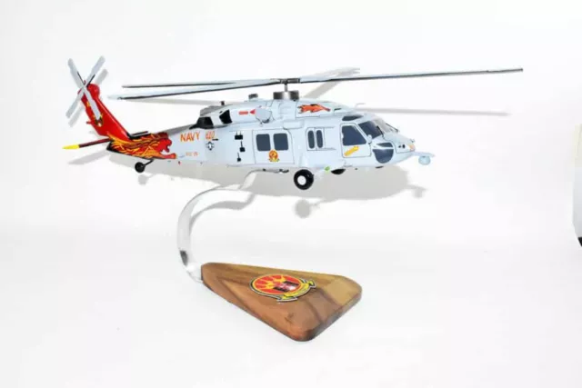 Sikorsky® MH-60S SEAHAWK® (Knighthawk), HSC-15 Red Lions, 16" Mahogany Scale