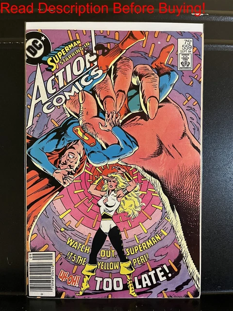 BARGAIN BOOKS ($5 MIN PURCHASE) Action Comics #559 (1984 DC) We Combine Shipping