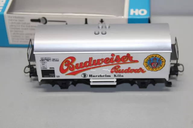 Märklin 84415B 2-Achser Vagone Trasporto Birra Budweiser Harzheim Scala H0 Conf