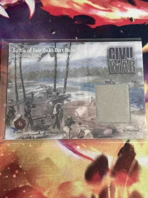 Battle Of Fair Oaks 2022 Historic Autographs Civil War Dirt Relic Card
