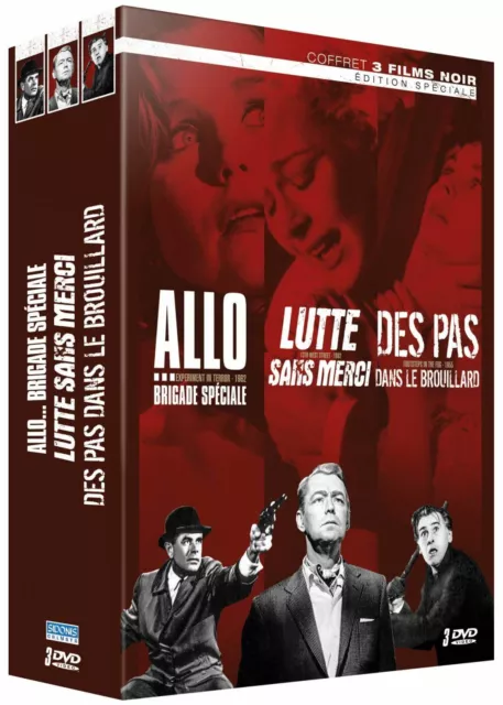 3 Films noirs : Allo... Brigade spéciale + Lutte sans merci + Des pas dans le br